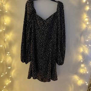 Size 12 Misguided shirred skater dress